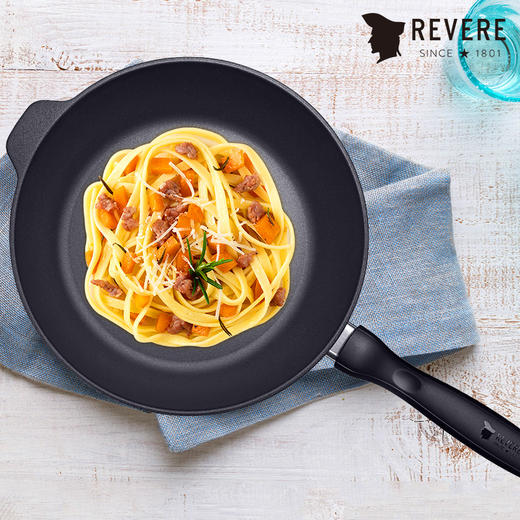 【美国康宁进口清仓特价】Revere蓝宝石系列带盖煎锅26cm 蓝宝石不沾涂层RWS-6726C 商品图0