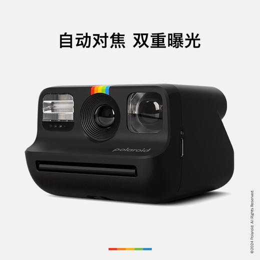 宝丽来（Polaroid）Go 2 第二代  GoGen2 一次即时成像 拍立得 即时成像相机  相纸 胶片快显 小巧直出拍照 纯白9097 【官方标配 无相纸】 商品图2