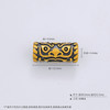 【限时7.5折】【定价黄金】足金 #电黑金 3D硬金空心国潮神兽招财貔貅饕餮纹路路通手串配件Diy手串配件(V3DSC00569)预售产品下单后不退款不退货不换货不补差价 商品缩略图3