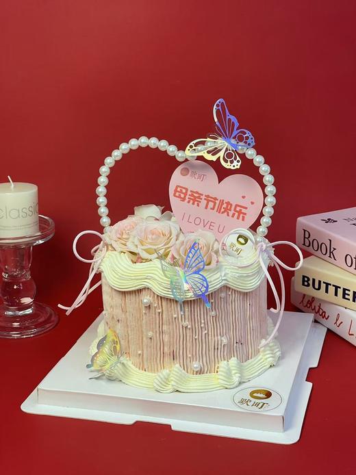 母亲节主题B款珍珠爱心（粉色鲜花款） 商品图0