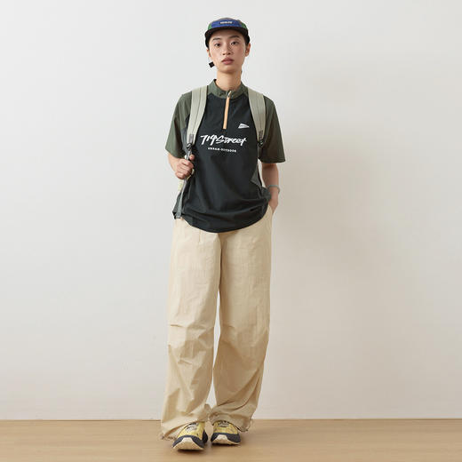 714street透气冰丝短袖T恤男夏季防晒衣女跑步运动训练短袖 商品图3