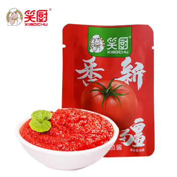 笑厨（XIAOCHU）新疆番茄酱30g*15袋/盒配料只有（鲜番茄）0添加剂意面薯条调味酱 /粮油调味 /调味品 /西式酱料 商品图5
