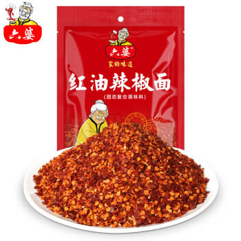六婆红油辣椒面500g/袋 油泼辣子调料 香辣蘸料 麻辣烫凉拌 /粮油调味 /调味品 /火锅底料/蘸料 商品图5