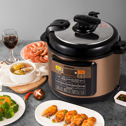 康佳KONKA 5L电压力锅KYLG-5001E(JS) 商品图5