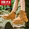 回力爆款马丁靴女鞋秋冬情侣英伦风靴子户外短靴百搭高帮靴大黄靴WBN(JS)-1327 商品缩略图2