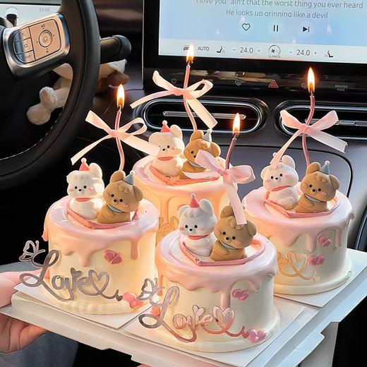 ［情人节必备］💕网红抱抱熊同款场景装饰蛋糕💕 商品图0