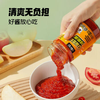 吉香居0脂雪梨辣椒酱200g 剁椒酱辣椒酱0油荞麦健身拌饭面酱蔬菜下饭酱 /粮油调味 /调味品 /中式酱料 商品图0