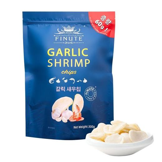 【悦惠精选】FINUTE蒜味虾片300g 商品图0