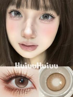 『中直径半年抛』 YEELENS-淡颜茶棕-14.2mm【半年抛0-800度 无525/575】