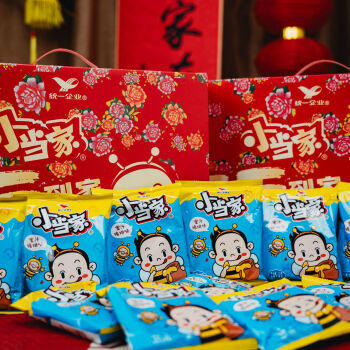 统一小当家 【佳节礼盒】蜜汁猪排味 20g*48包 整箱装儿时美食干脆面 /粮油调味 /方便食品 /方便面 商品图0