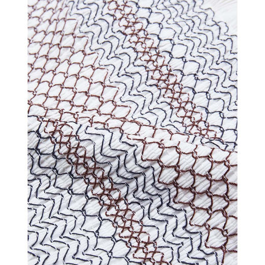 888736482112  汤丽柏琦Tory Burch Tory Burch女款米色百褶前门襟棉质连衣裙 商品图5