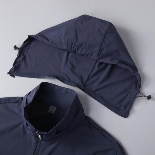 【防晒衣】【DK】大依优型大码防晒皮肤衣加肥加大弹力薄款可拆卸帽外套防晒服男运动跑步夏季冰丝钓鱼夹克衫肥佬休闲 商品图3