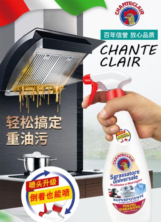 大公鸡五件套3275ml（浓缩洗衣液1500ml+多功能油污净600ml+去渍肥皂300g+浓缩洗洁精500m1+污渍克星375ml） 商品图1