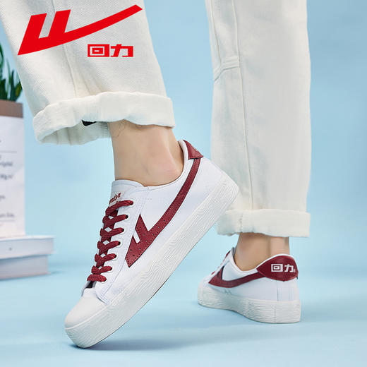 回力帆布鞋经典款春季丹宁风百搭男鞋韩版休闲鞋情侣小白鞋子男款 商品图3