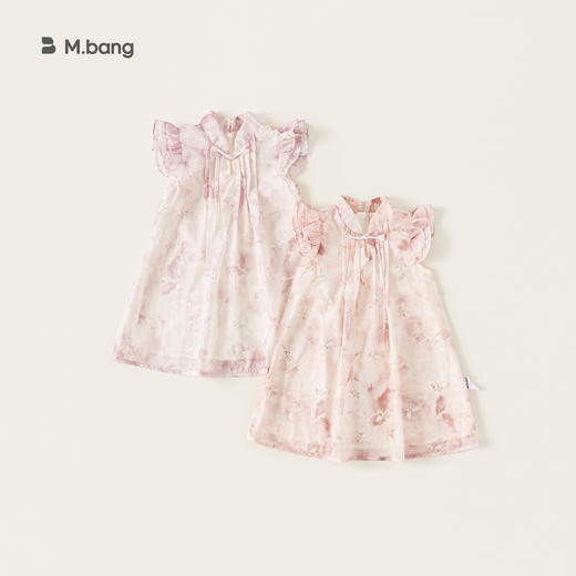 【新中式旗袍裙】宥宝品牌女童旗袍裙 夏季洋气无袖汉服连衣裙 商品图11