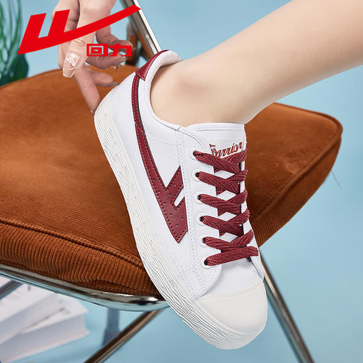 回力2025年新款帆布鞋男女鞋春季新款小白鞋透气鞋百搭耐磨休闲鞋 商品图2