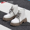 回力马丁靴女款2025新款早春季单靴爆款厚底英伦风靴子白色短靴潮 商品缩略图0