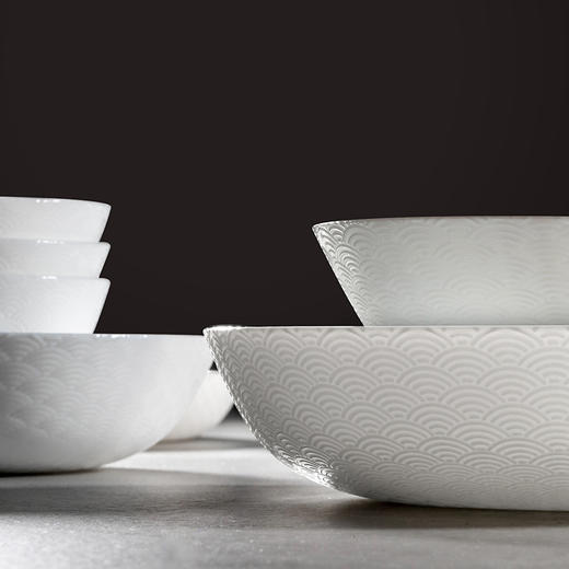 LC-CJJ527祥云浮雕餐具9件套 商品图3