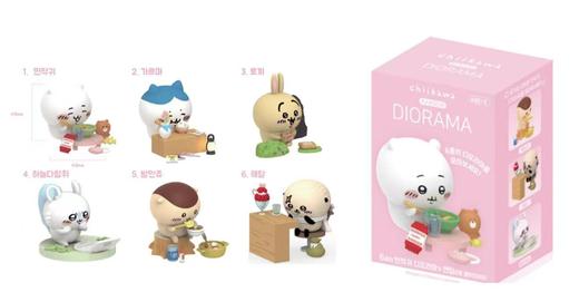 Chiikawa 吉伊卡哇 DIORAMA 韩国迷你公仔 12只/盒 盲盒 商品图0