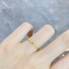 【限时克减150元】足金999 #CNC 5G黄金固口小清新CNC叶子女戒(AG5GJZ00386)（预售产品下单后不退款不退货不换货不补差价 商品缩略图0