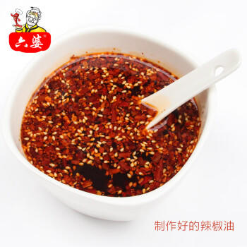 六婆红油辣椒面500g/袋 油泼辣子调料 香辣蘸料 麻辣烫凉拌 /粮油调味 /调味品 /火锅底料/蘸料 商品图3