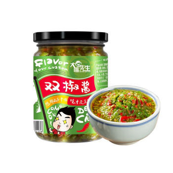 大嘴先生双椒酱230g 辣椒酱 蒜蓉剁椒酱 拌面拌饭酱 开盖即食 /粮油调味 /调味品 /中式酱料 商品图3
