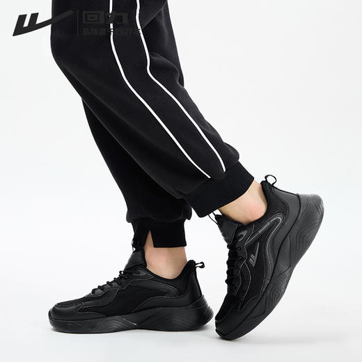 回力男鞋运动鞋2023新款秋冬季网面舒适跑步鞋软底轻弹增高休闲鞋 商品图3