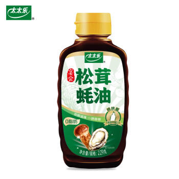 太太乐 蚝油 松茸蚝油 229g 烧烤火锅炒菜蘸料 /粮油调味 /调味品 /蚝油 商品图0