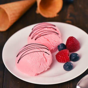 展艺草莓味冰淇淋粉100g*2 手工自制家用雪糕粉 冰棒冰棍甜筒材料 /粮油调味 /烘焙原料 /烘焙粉 商品图1