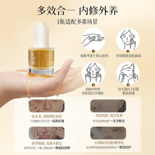 【2瓶118元】千纤草四抗焕亮修护精华液30ml（买就送小样试用装） 商品图4