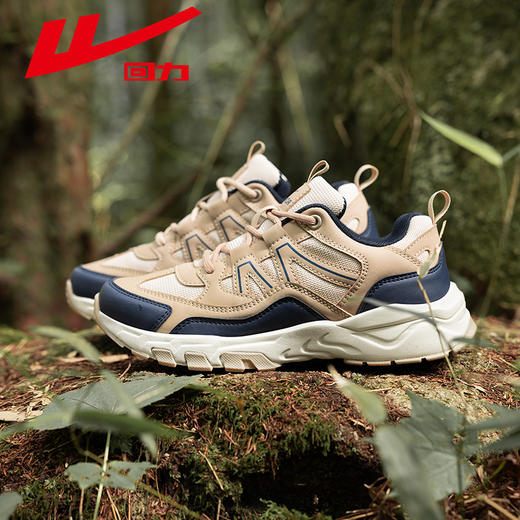 回力登山鞋男士低帮户外春季新款抓地网面越野专业徒步鞋子运动鞋 商品图0