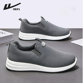 回力闰月鞋爸爸鞋送爸妈老人鞋软底鞋一脚蹬健步鞋男士老北京布鞋