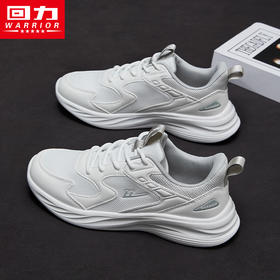 回力2025春季网面运动鞋白色飞织轻便男士软底潮鞋透气跑步鞋百搭