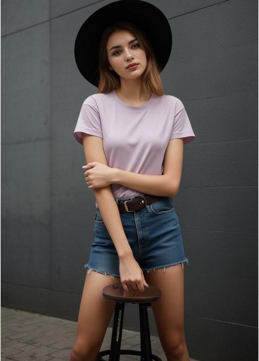 佐丹奴BM女装25年新款凉感T恤衫13325244 商品图1