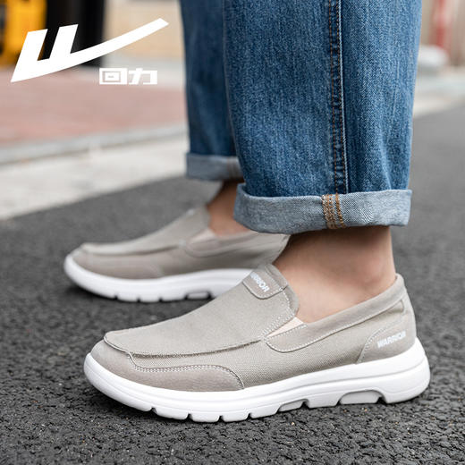 回力男鞋秋季防臭爸爸鞋软底透气时尚休闲鞋舒适懒人鞋老北京布鞋 商品图1