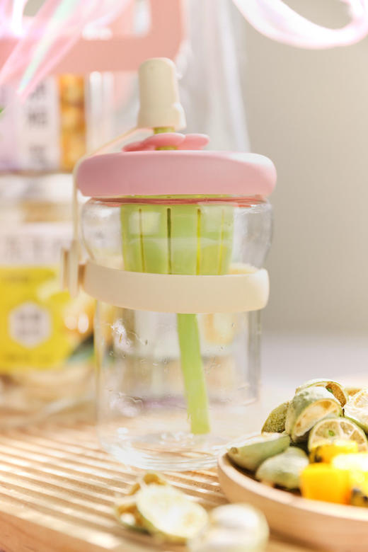 【赠耐高温玻璃杯】五虎 冻干金桔柠檬百香果茶 百香果80g+小青柑50g+黄金桔60g+柠檬30g 赠：玻璃水杯及手提袋 优质原料 满满维C 商品图2