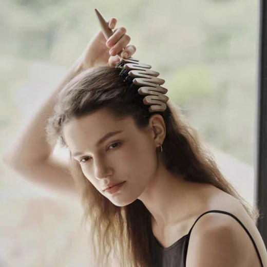 YEEPERCAT宜品猫 猪鬃毛蓬蓬梳+梳理梳 贴合头部 不伤发 3色可选 商品图2