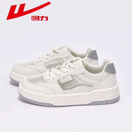 回力女鞋小白鞋女春季新款百搭厚底休闲鞋子透气运动板鞋ins 商品图1