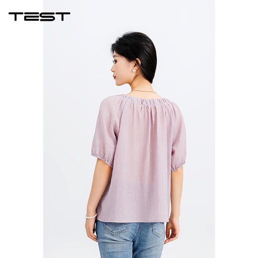 夏上新时尚清新清爽舒适透气小衫1252097 商品图8