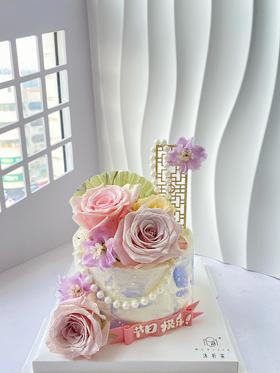 鲜花蛋糕