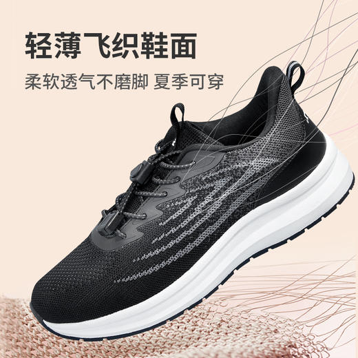 回力2025春季老人鞋季新款爸妈老人鞋透气软底舒适轻便减震健步鞋 商品图1