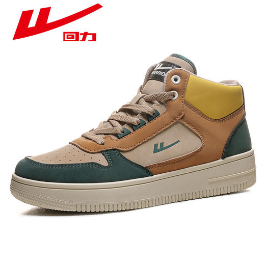 回力男鞋2025春季新款休闲运动板鞋百搭男士透气高帮鞋潮鞋休闲鞋 商品图1