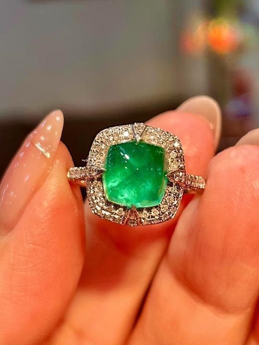 2.37ct糖塔祖母绿戒指 商品图0