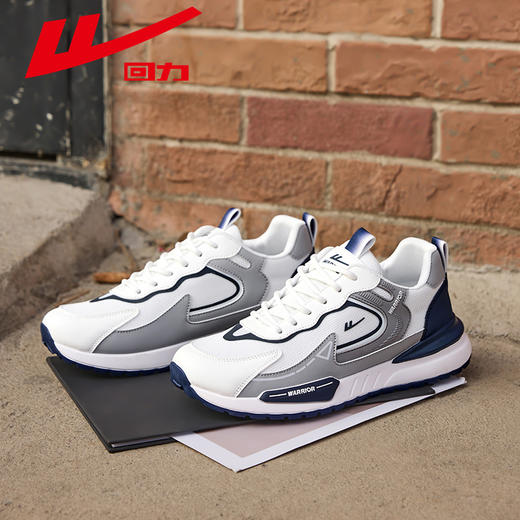 回力运动鞋春季新款男士网面透气鞋子厚底百搭运动休闲鞋老爹鞋男WXY-K515YD 商品图1