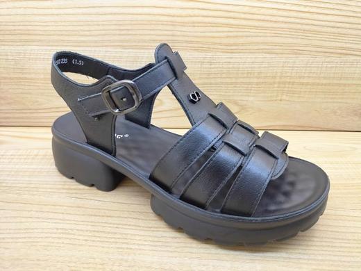 豪行正品夏季新款女鞋24203502舒适低跟露趾凉鞋 商品图1