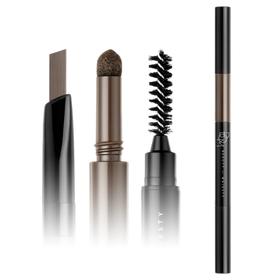 碧波曼 奇妙三合一眉笔 #01灰棕色 0.6g