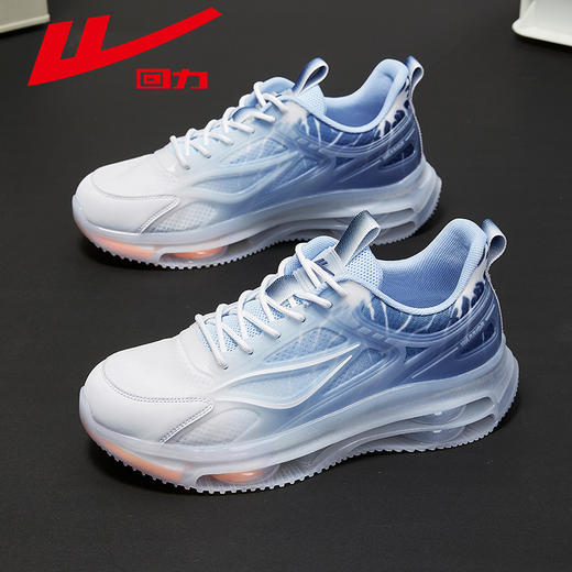 回力男鞋2025春季新款透气网面气垫鞋软弹透气舒适轻便休闲跑步鞋 商品图4