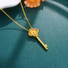 【限时克减150元】足金999 #CNC #时来运转 【精品】5G黄金镂空影底可转动转韵·时光小雏菊钥匙调节套链(BN5GTL00001)（预售产品下单后不退款不退货不换货不补差价） 商品缩略图1