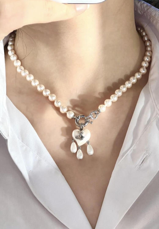 现货 THS-无 西太后家 猫爪珍珠项链 CU1300 商品图2