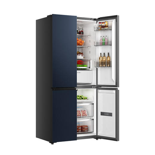 【TCL冰箱】461升独立双系统平嵌冰箱 58cm超薄 超宽幅变温 -40℃晶态膜锁鲜 R461P12-UQS 商品图3